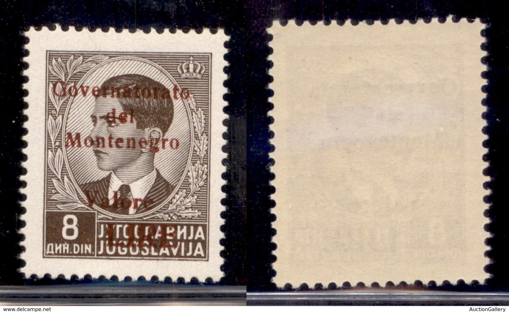 Occupazioni II Guerra Mondiale - Montenegro - 1942 - 8 Din (57) - Gomma Integra (75) - Other & Unclassified