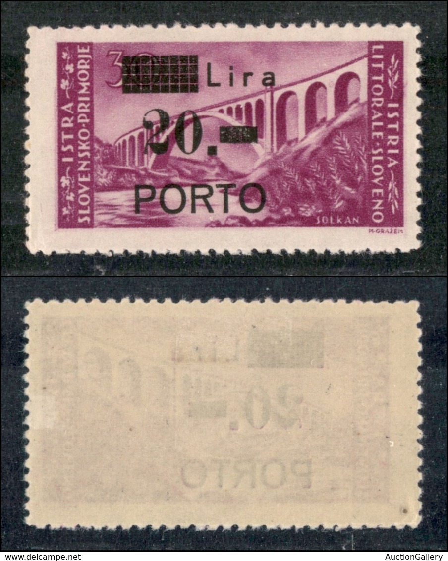 Occupazioni II Guerra Mondiale - Occupazione Jugoslava - Istria E Litorale Sloveno - 1946 - 20 Lire Su 30 Lire (12) - Go - Autres & Non Classés