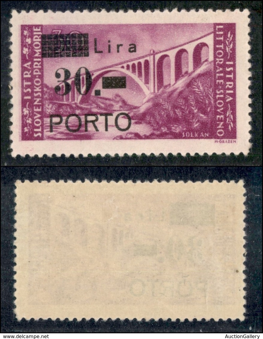 Occupazioni II Guerra Mondiale - Occupazione Jugoslava - Istria E Litorale Sloveno - 1946 - 30 Lire Su 30 Lire (13) - Go - Autres & Non Classés