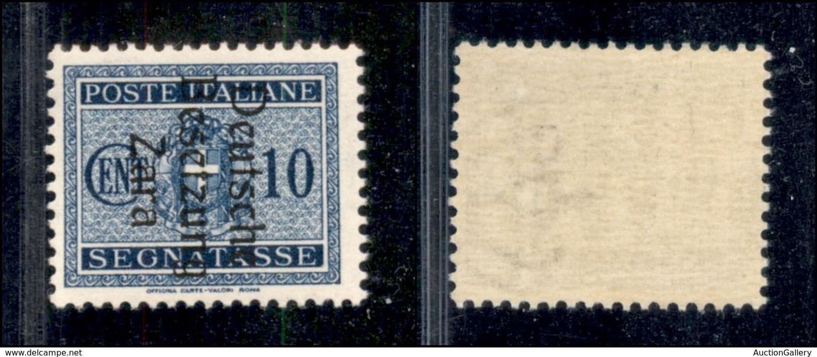 Occupazioni Straniere Di Territori Italiani - Occupazione Tedesca - Zara - 1943 - Segnatasse - 10 Cent (2-secondo Tipo)  - Autres & Non Classés