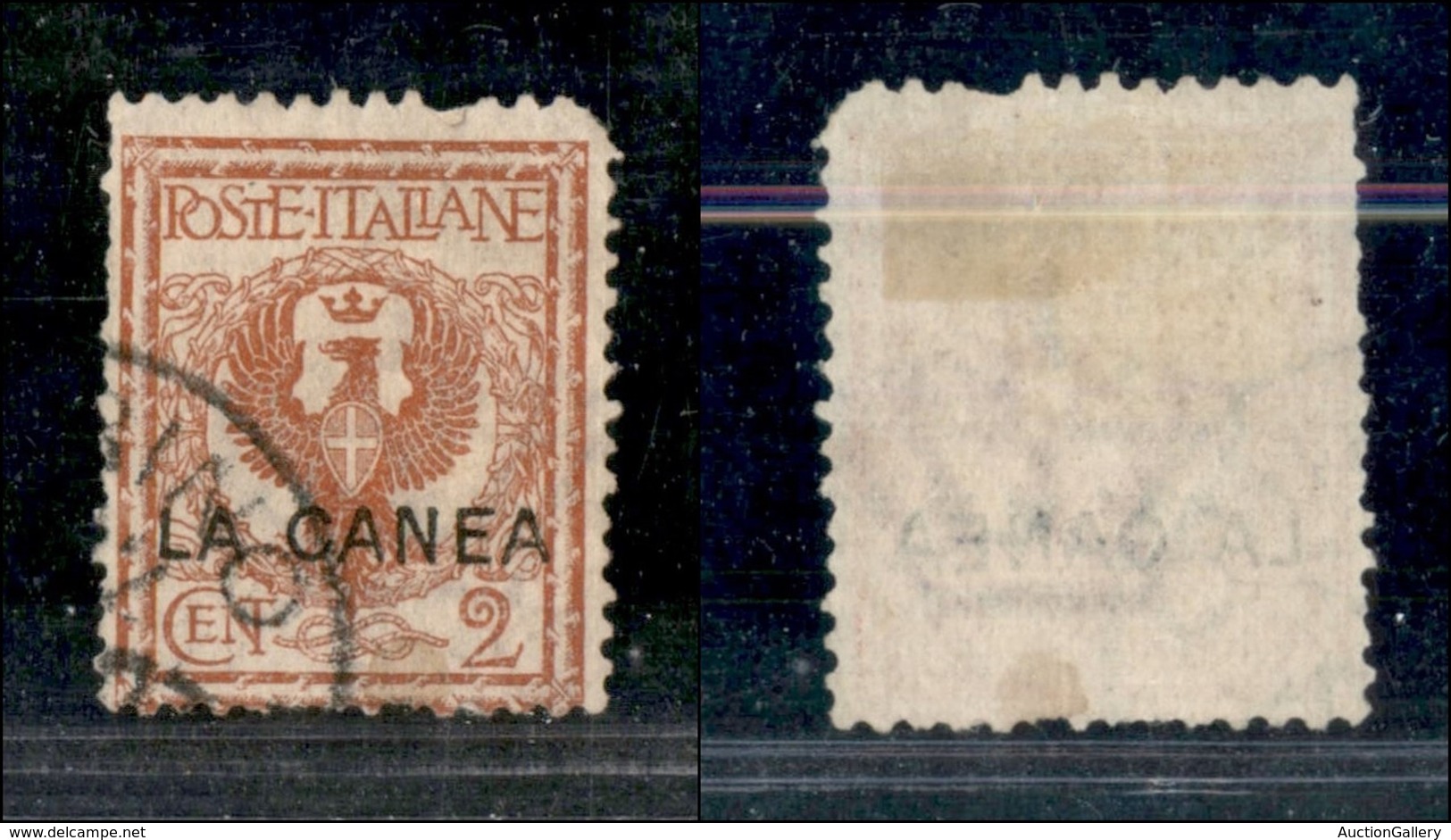 Uffici Postali All'Estero - Levante - La Canea - 1905 - 2 Cent Floreale Soprastampato (4a) - I Tiratura - Usato (20) - Other & Unclassified