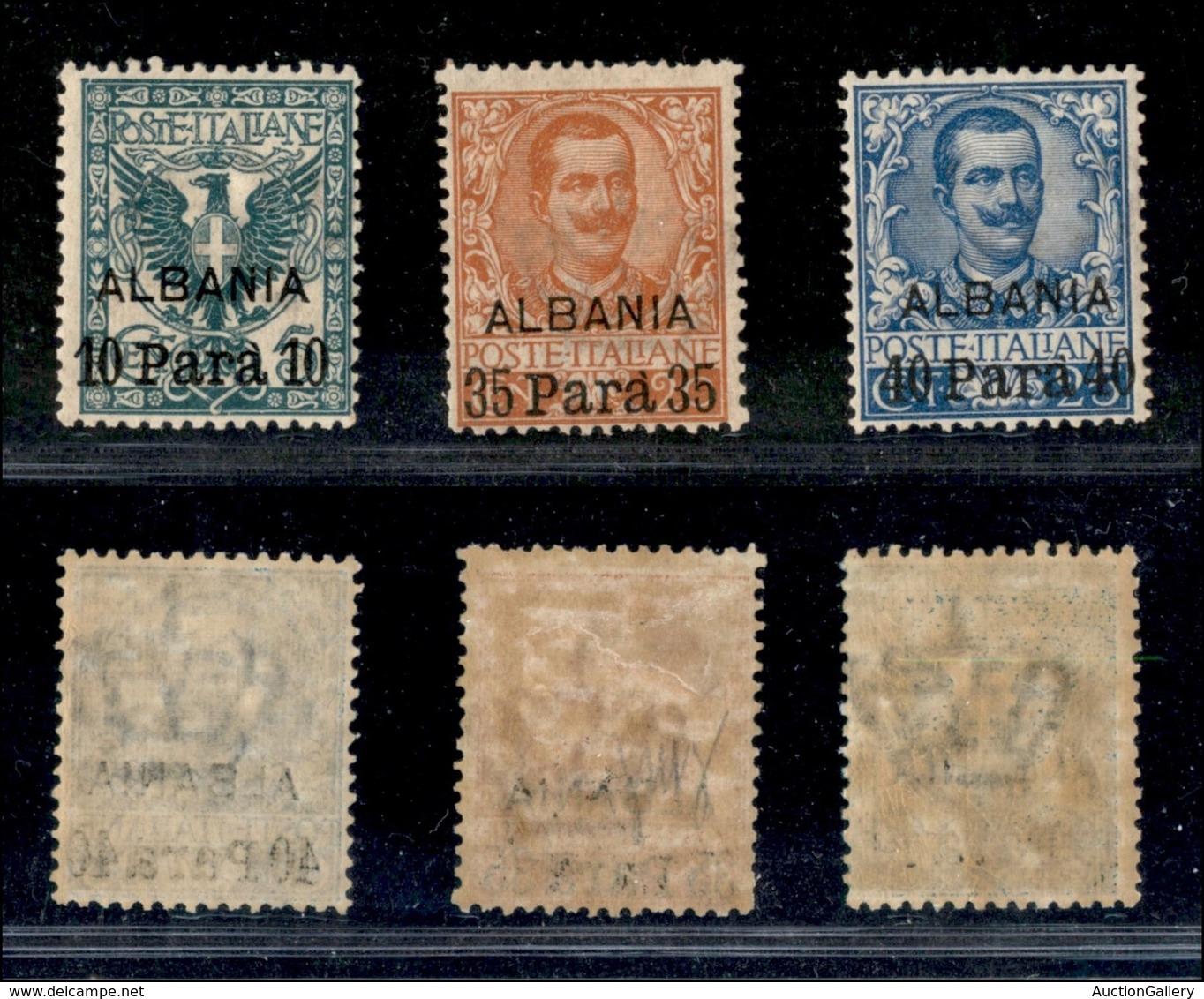 Uffici Postali All'Estero - Levante - Albania - 1902 - Soprastampati (1/3) - Serie Completa - Gomma Integra (75) - Autres & Non Classés