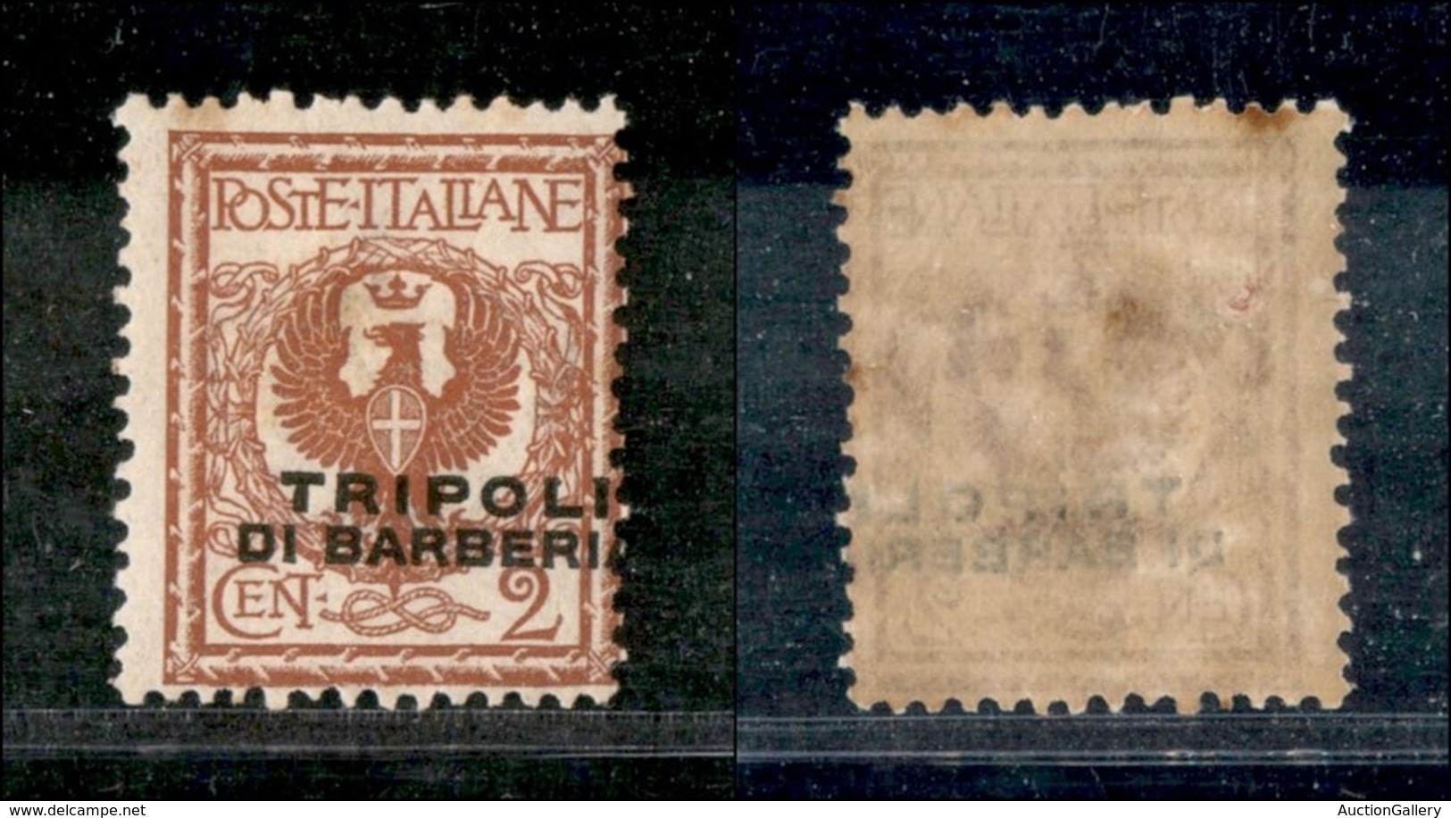 Uffici Postali All'Estero - Levante - Tripoli Di Barberia - 1915 - 2 Cent (12) Con Soprastampa Spostata Senza A - Gomma  - Autres & Non Classés