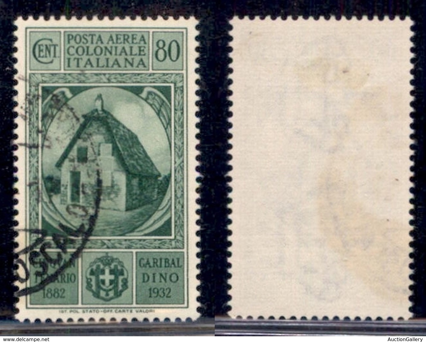 Colonie - Emissioni Generali - 1932 - 80 Cent Garibaldi (2) - Usato (24) - Autres & Non Classés