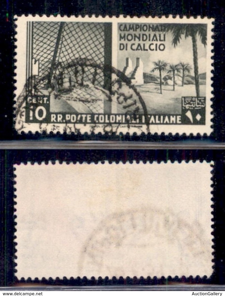 Colonie - Emissioni Generali - 1934 - 10 Cent Calcio (46) Usato (80) - Autres & Non Classés