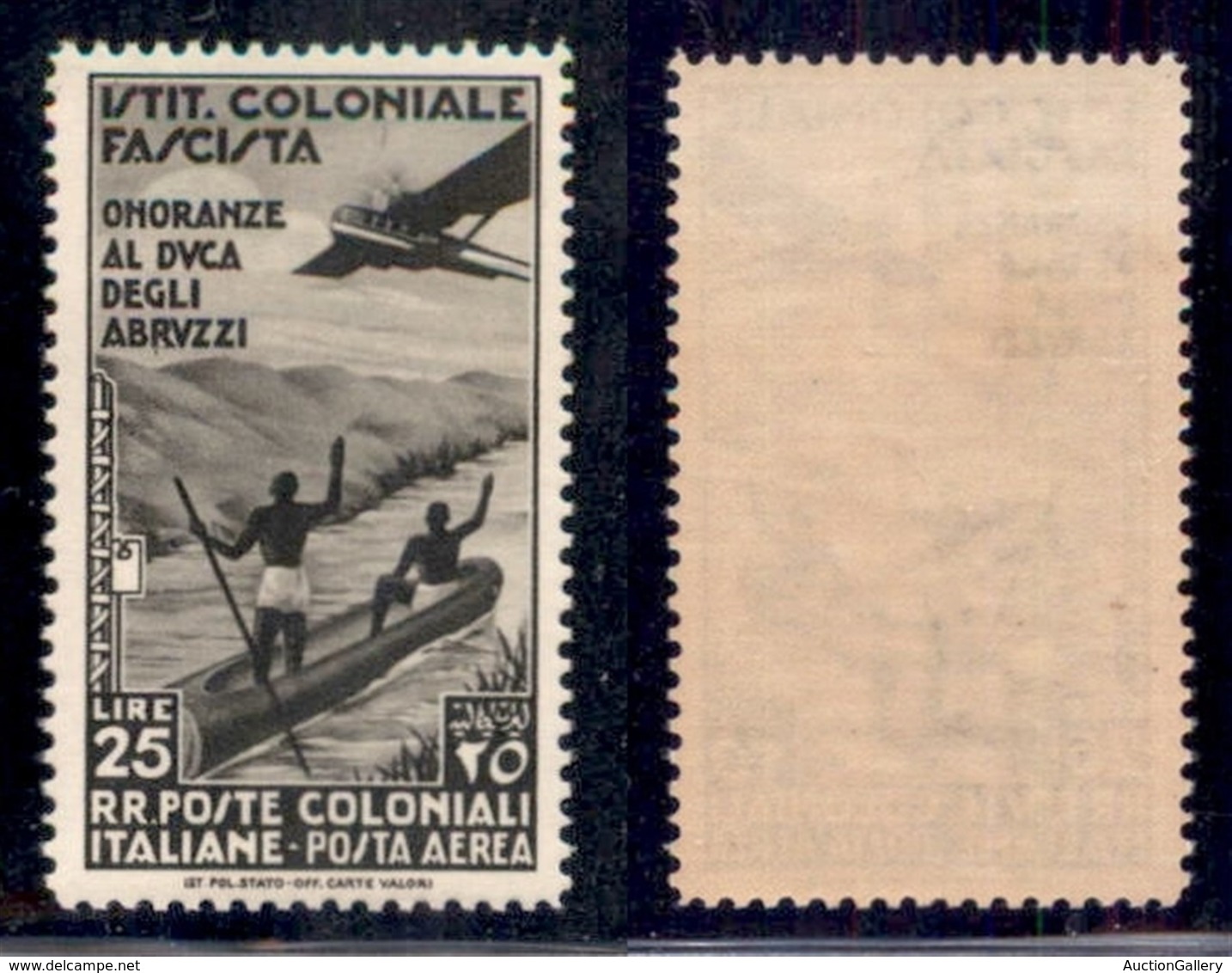 Colonie - Emissioni Generali - 1934 - 25 Lire Duca Degli Abruzzi (30) - Gomma Integra (90) - Otros & Sin Clasificación