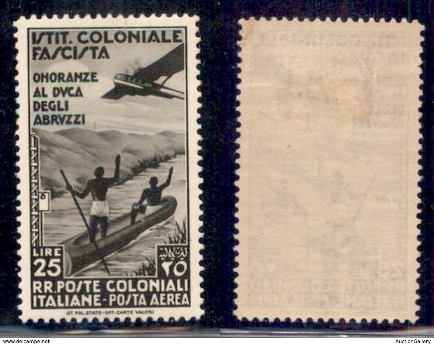 Colonie - Emissioni Generali - 1934 - 25 Lire Duca Degli Abruzzi (30) - Gomma Originale (36) - Other & Unclassified