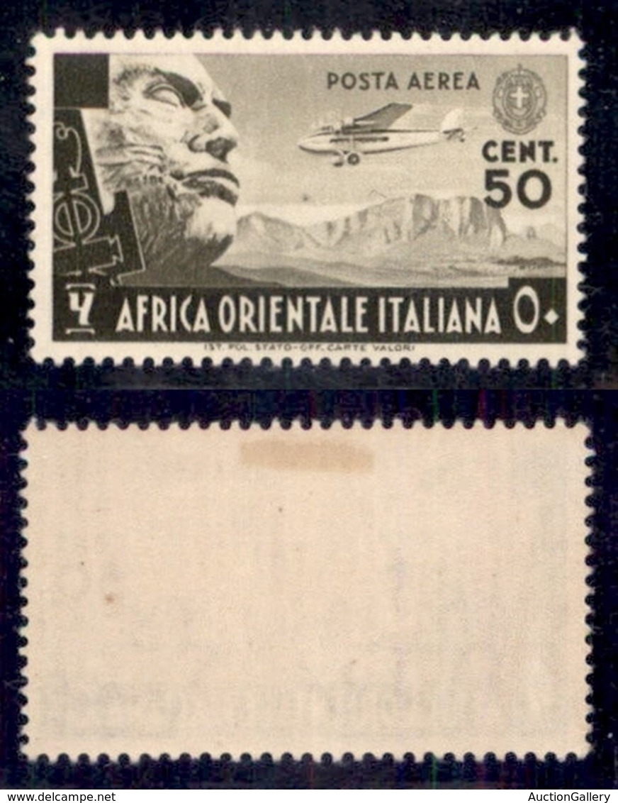 Colonie - Africa Orientale Italiana - 1938 - 50 Cent Soggetti Vari (2) - Gomma Originale (110) - Sonstige & Ohne Zuordnung