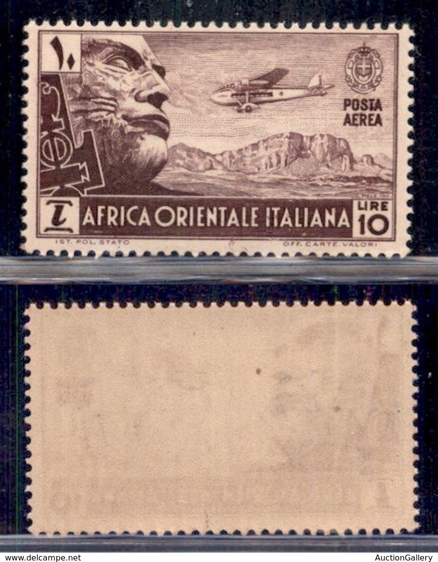 Colonie - Africa Orientale Italiana - 1938 - 10 Lire Soggetti Vari (10) - Gomma Integra (50) - Autres & Non Classés