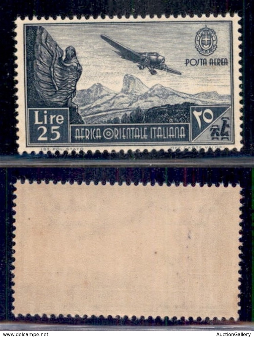 Colonie - Africa Orientale Italiana - 1938 - 25 Lire Soggetti Vari (11) - Gomma Integra (112,5) - Other & Unclassified