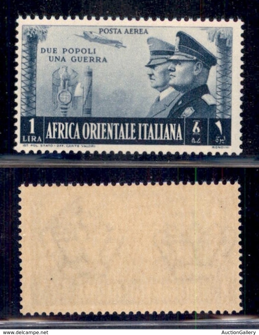 Colonie - Africa Orientale Italiana - 1941 - 1 Lira Fratellanza (21) - Gomma Integra (40) - Other & Unclassified