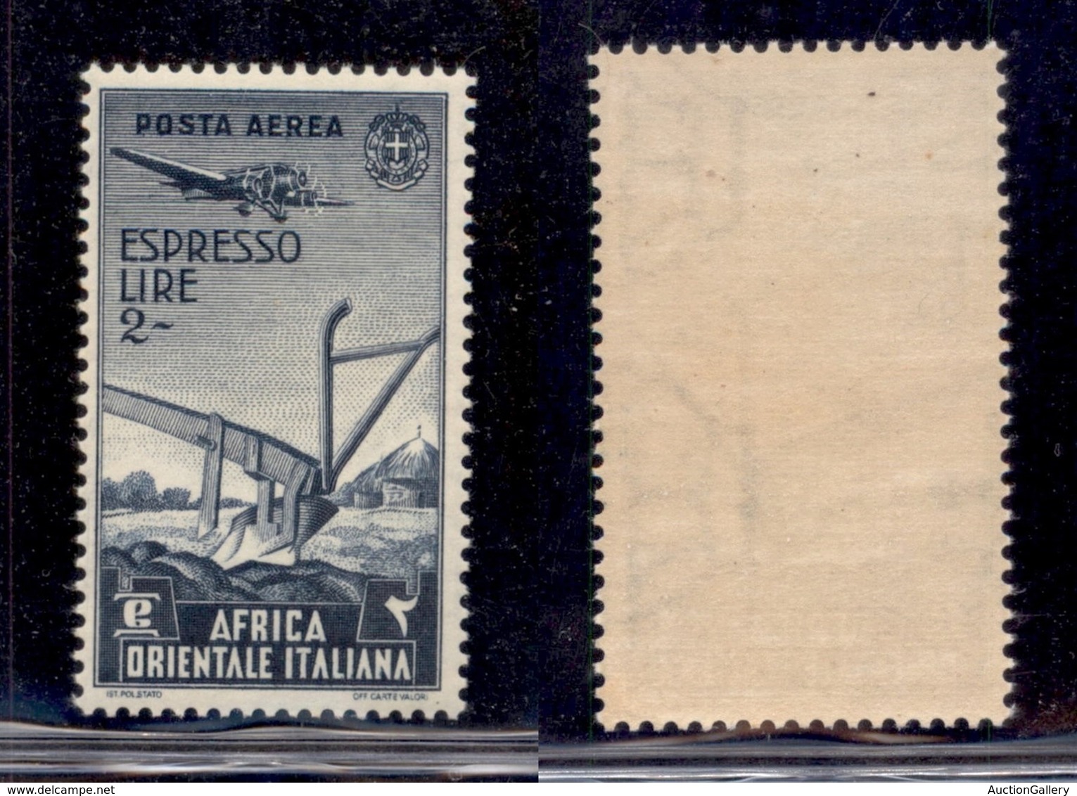 Colonie - Africa Orientale Italiana - 1938 - 2 Lire Espresso Aereo Soggetti Vari (12) - Gomma Integra (62,5) - Autres & Non Classés