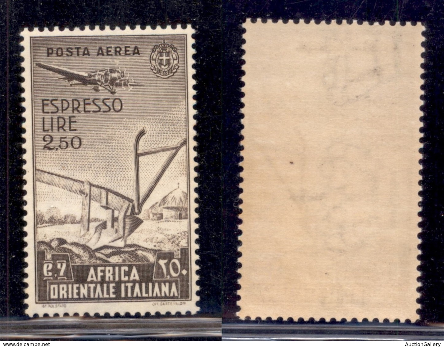 Colonie - Africa Orientale Italiana - 1938 - 2,50 Lire Espresso Aereo Soggetti Vari (13) - Gomma Integra (62,5) - Other & Unclassified