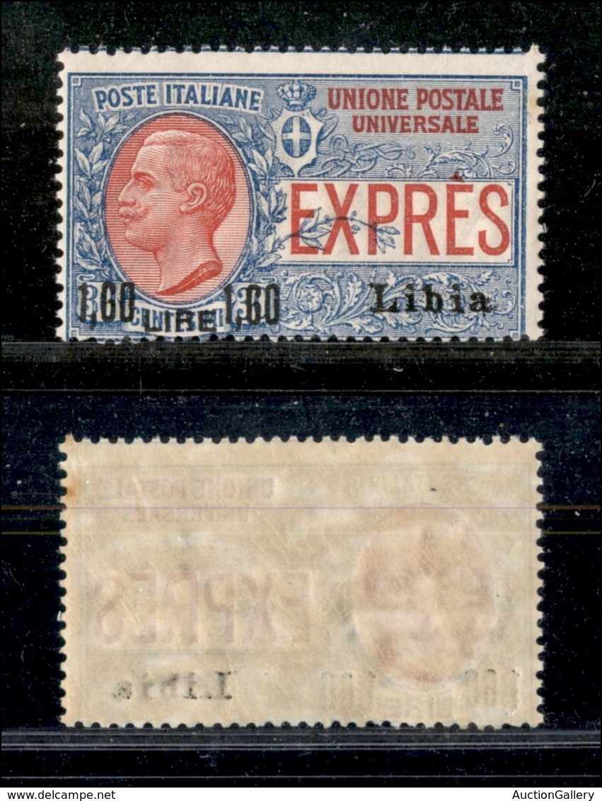 Colonie - Libia - 1922 - 1.60 Lire Su 30 Cent (6) - Gomma Integra (55) - Other & Unclassified