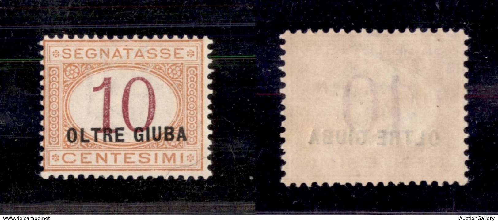 Colonie - Oltre Giuba - 1925 - 10 Cent Soprastampato (2) - Gomma Originale (40) - Autres & Non Classés