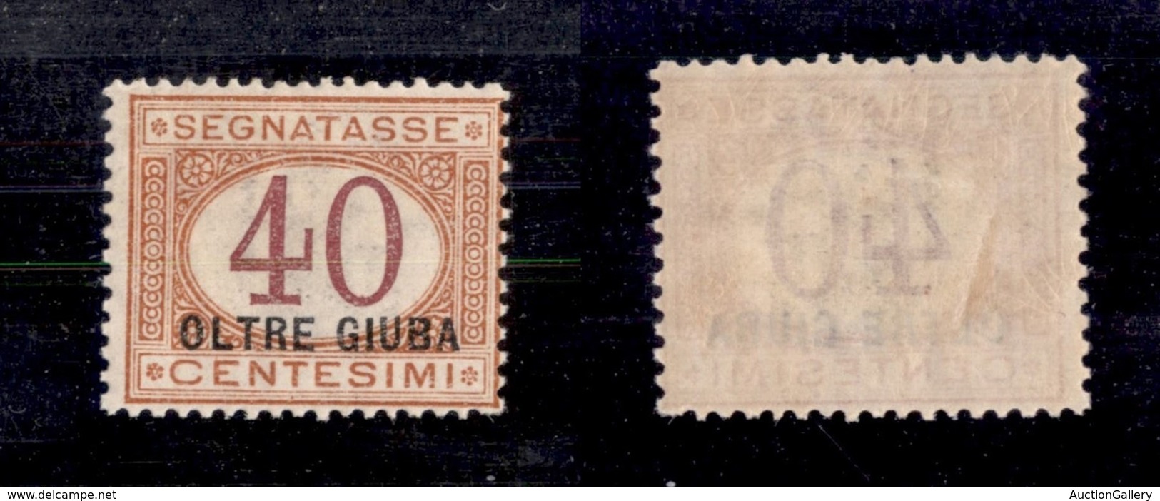 Colonie - Oltre Giuba - 1925 - 40 Cent Soprastampato (5) - Gomma Originale (40) - Other & Unclassified