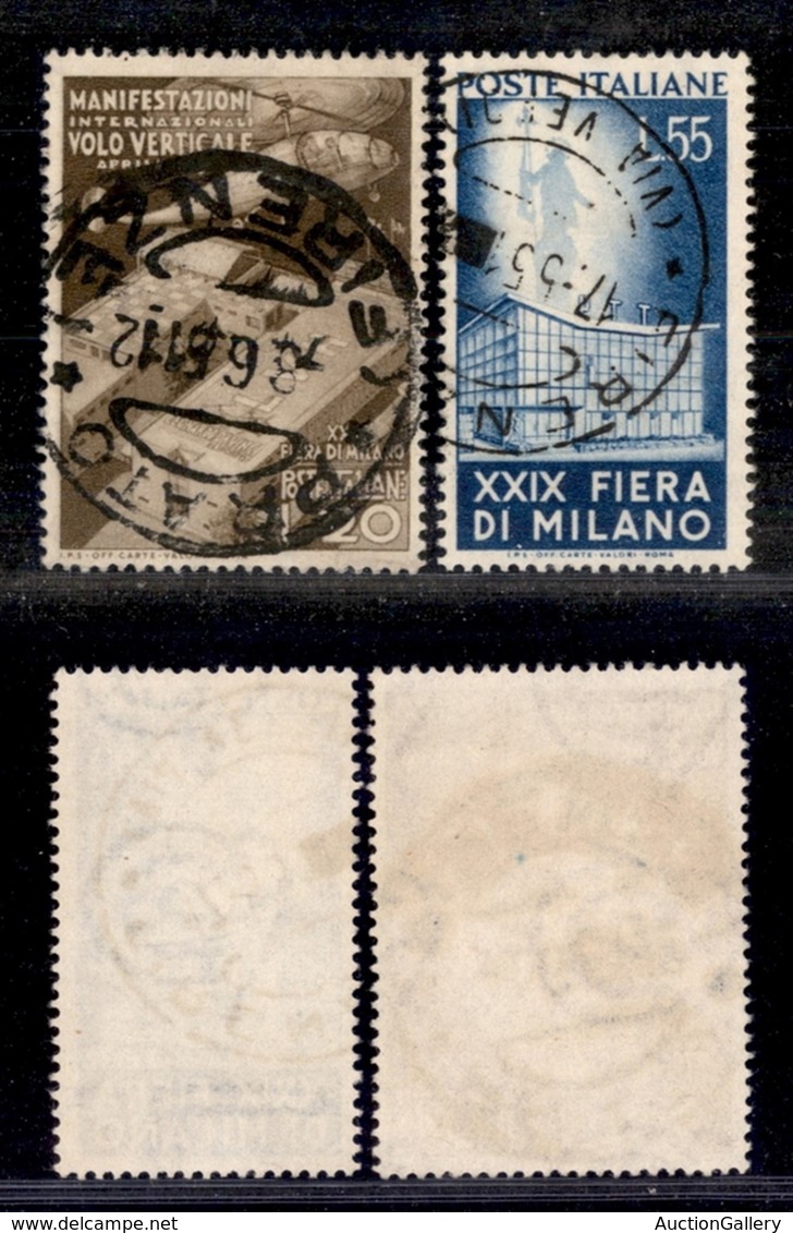 Repubblica - 1951 - Fiera Di Milano (657/658) - Serie Completa (90) - Autres & Non Classés
