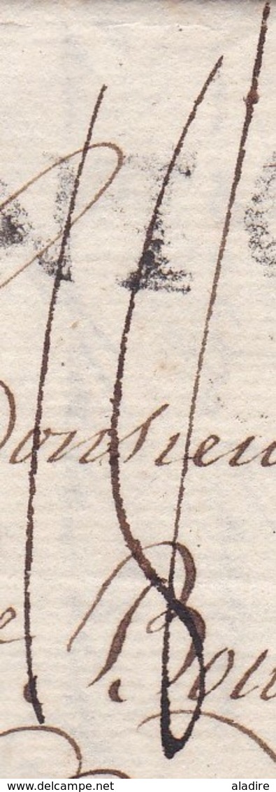 1788 - Marque Postale NICE, Comté , Sardaigne Sur Lettre Avec Correspondance De 2 Pages Vers Agde, Hérault - Taxe 18 - 1701-1800: Precursors XVIII