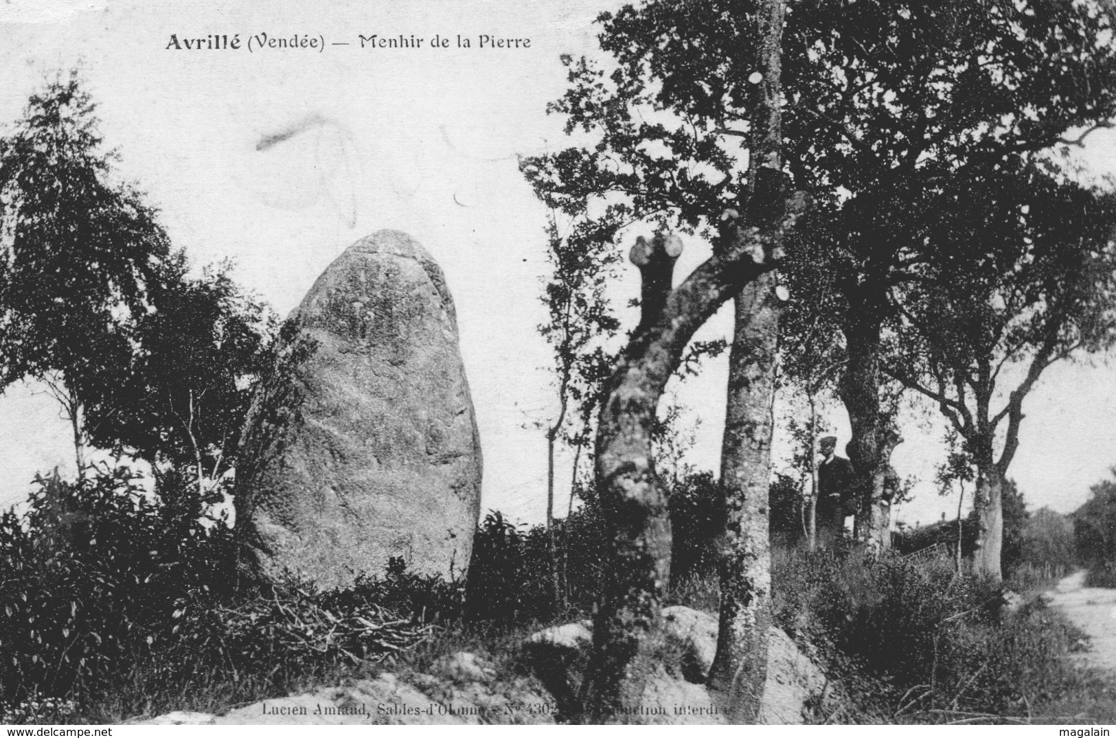 Avrillé : Menhir De La Pierre - Autres & Non Classés