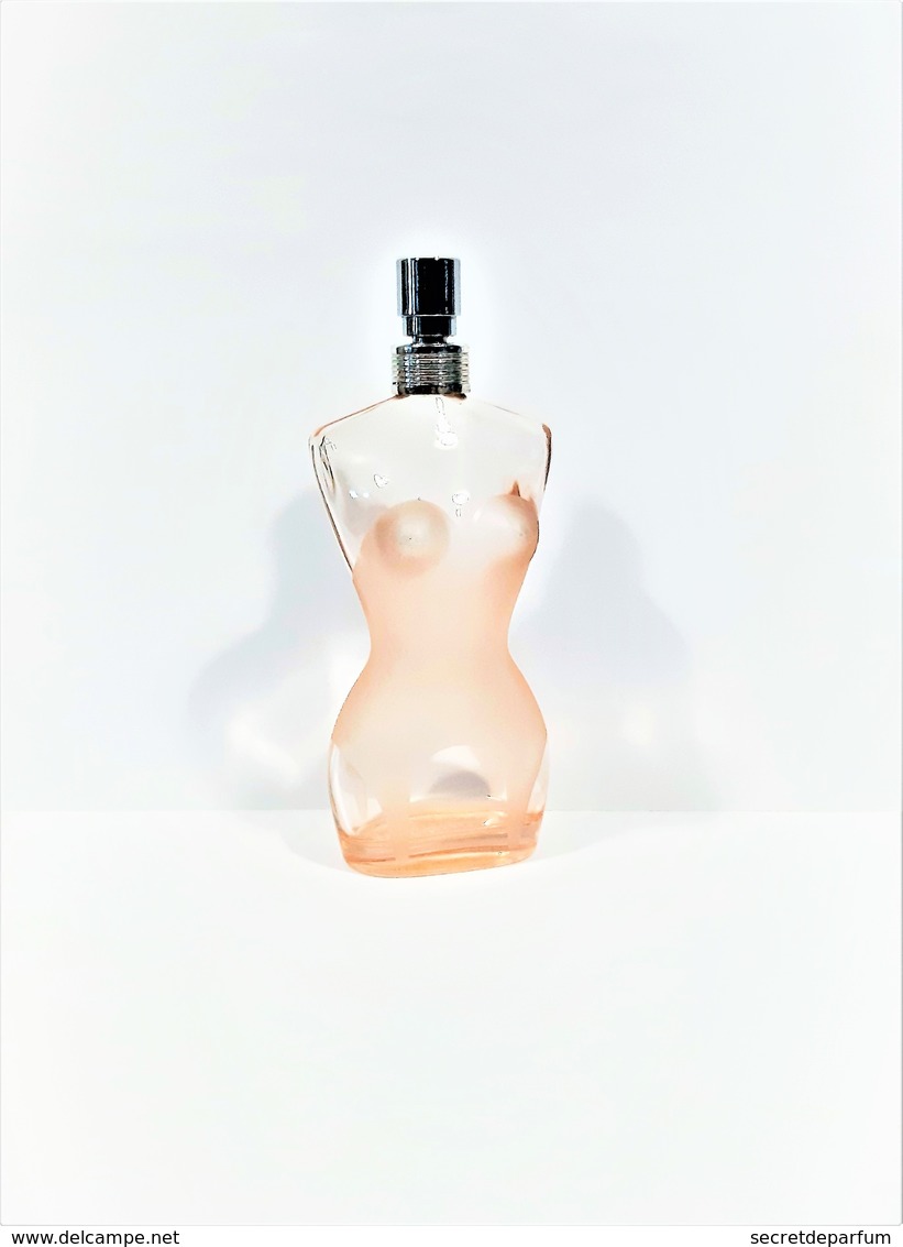 Flacon De Parfum   Jean Paul Gaultier    CLASSIQUE VIDE   50 Ml   EDT  Bouchon Métal Buste Corset - Flacons (vides)