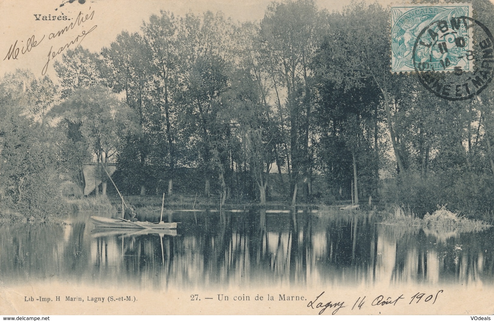 CPA - France - (77) Seine Et Marne - Vaires - Un Coin De La Marne - Vaires Sur Marne