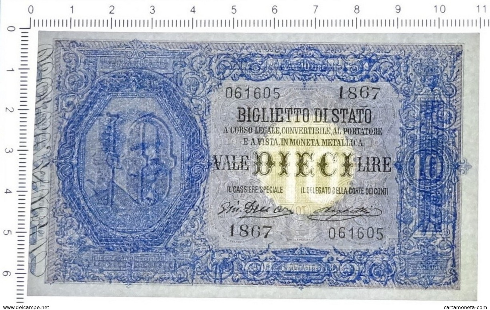 10 LIRE BIGLIETTO DI STATO EFFIGE UMBERTO I 10/04/1915 SUP+ - Regno D'Italia – Autres