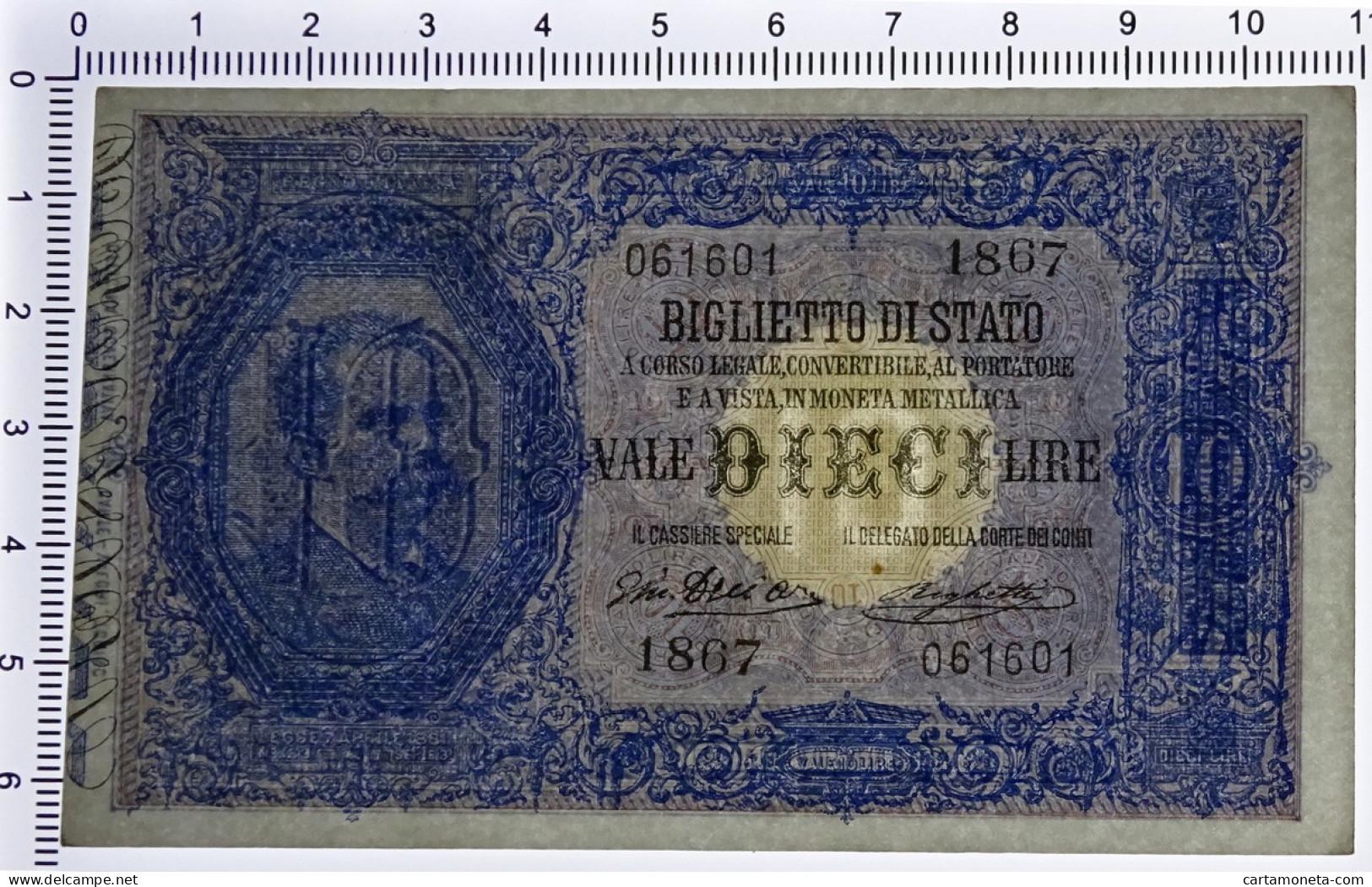 10 LIRE BIGLIETTO DI STATO EFFIGE UMBERTO I 10/04/1915 SUP - Andere