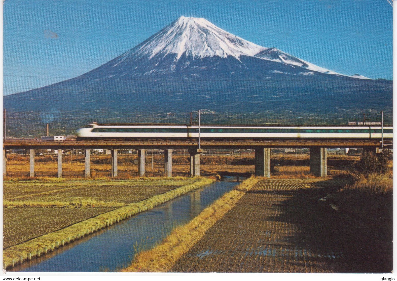 °°° 13448 - JAPAN - BULLET TRAIN ON THE NEW TOKAIDO LINE , SHIZUOKA °°° - Altri & Non Classificati