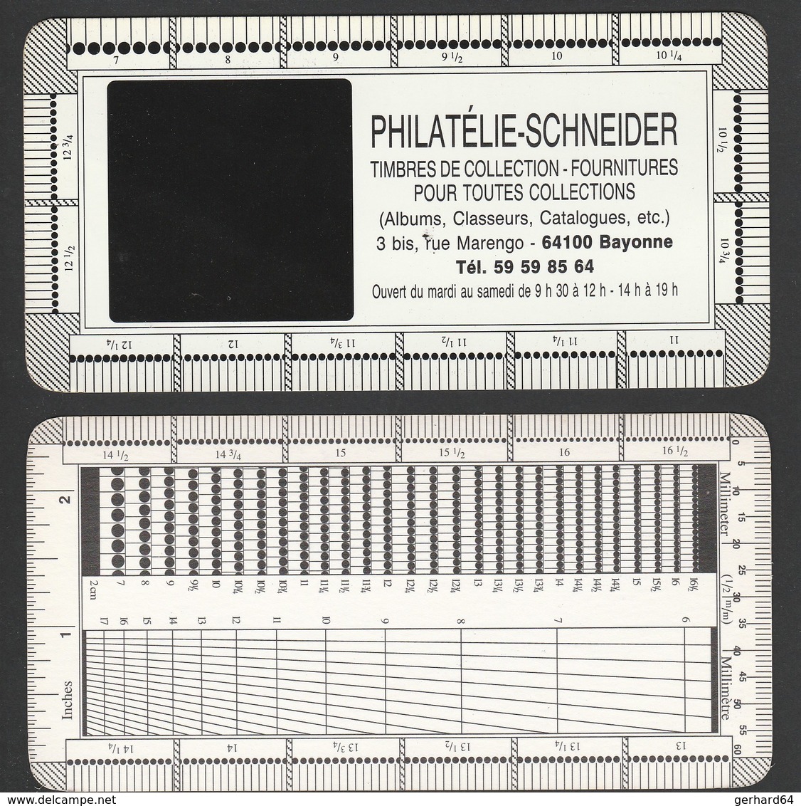 ODONTOMETRE Carton (Lot 82) - Sonstige & Ohne Zuordnung