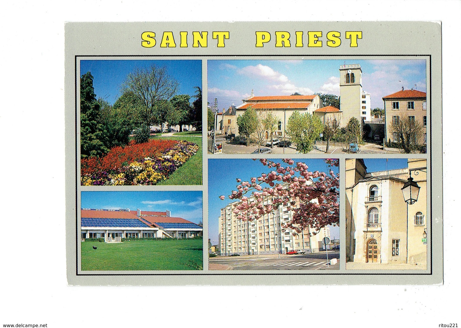 Cpm - 69 - Saint Priest - Multivues - Immeuble - Saint Priest