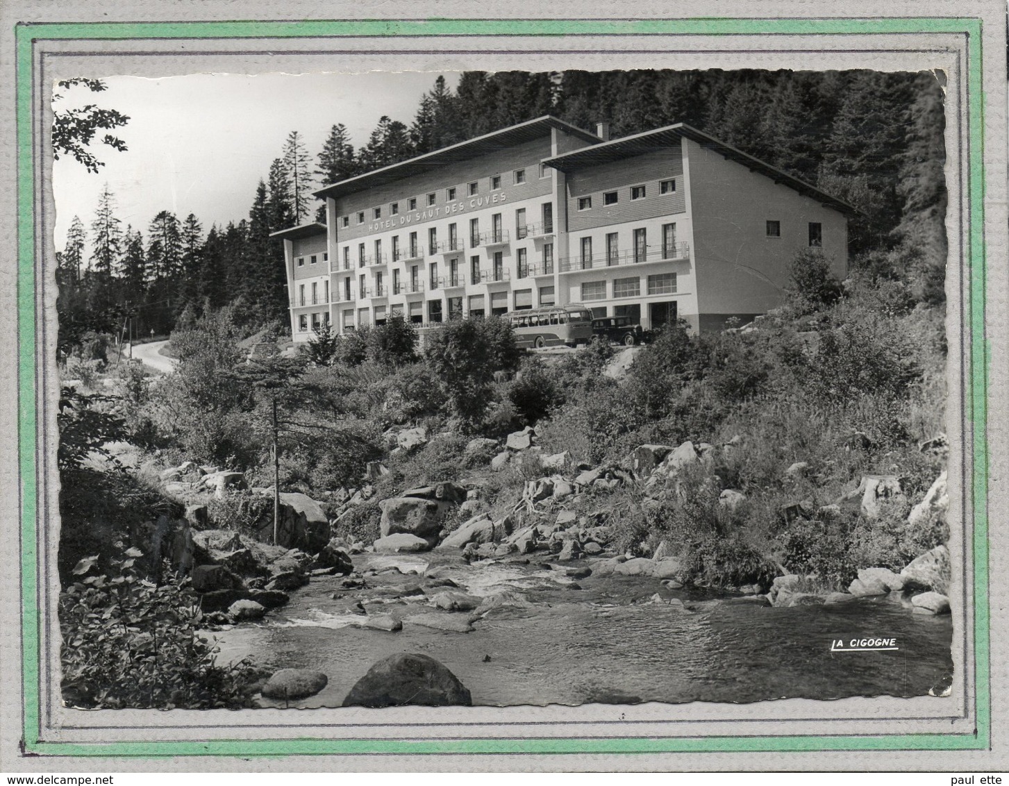 CPSM - XONRUPT (88) - Mots Clés: Ferme-auberge-hôtel-restaurant Du Saut Des Cuves En 1954 - Xonrupt Longemer