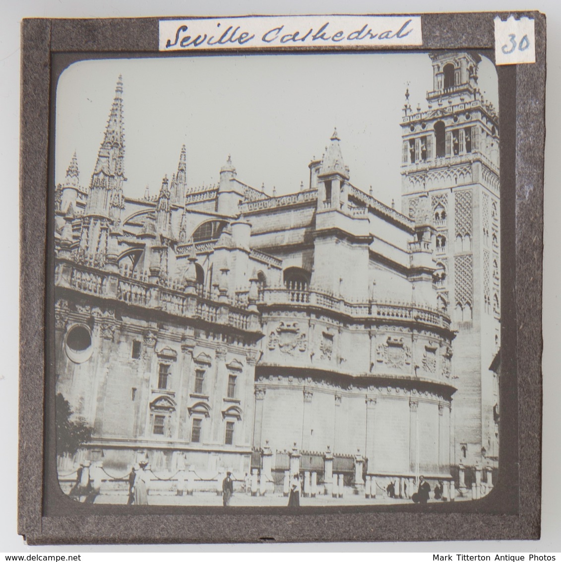 Seville Cathedral SPAIN - Magic Lantern Slide (lanterne Magique) - Plaques De Verre