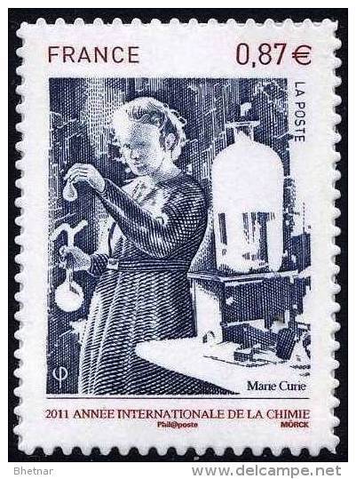 FR Adhesif YT 524 (4532) " Marie Curie " 2011 Neuf** - Other & Unclassified