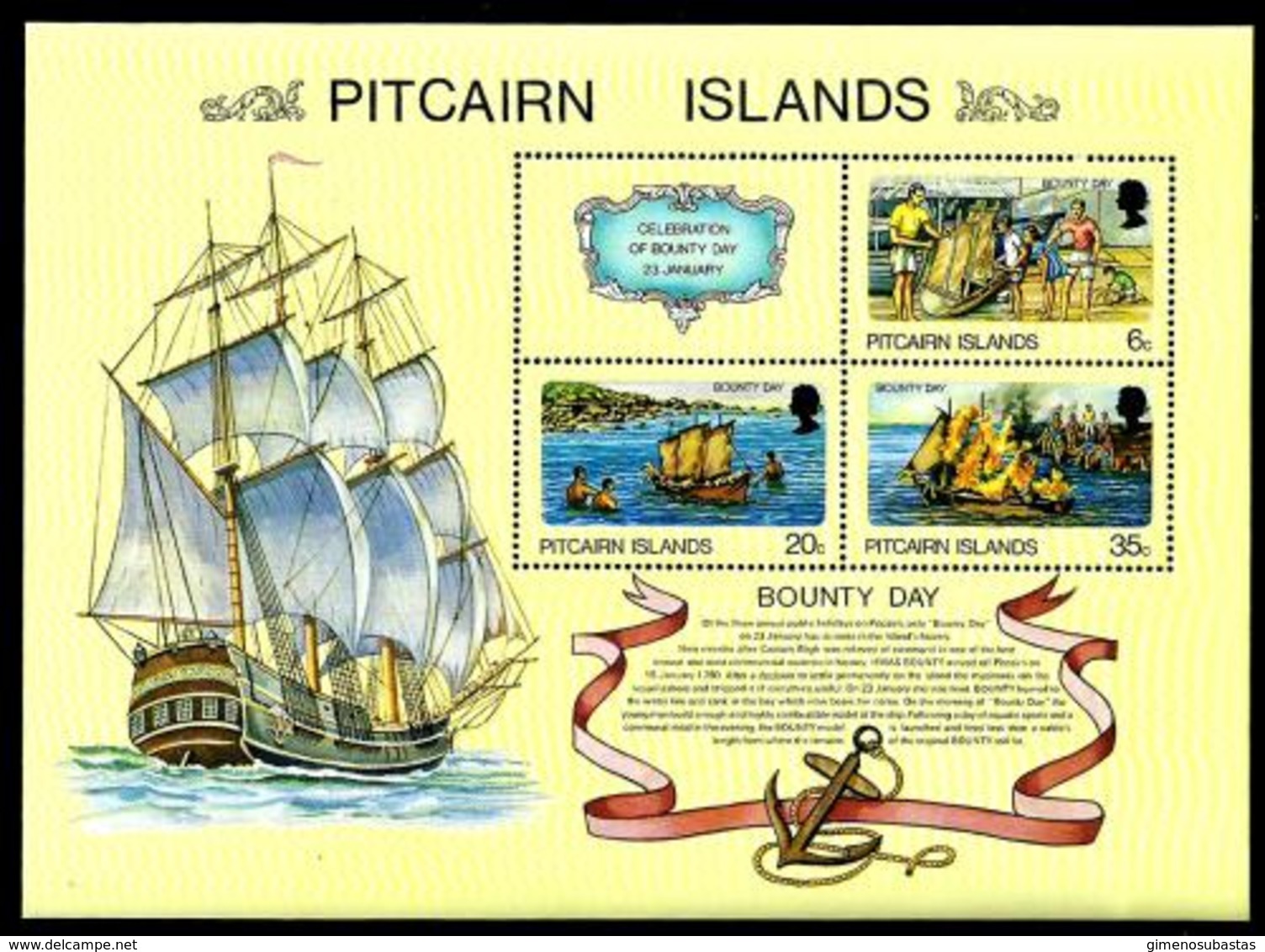 Pitcairn HB 3 En Nuevo - Islas De Pitcairn