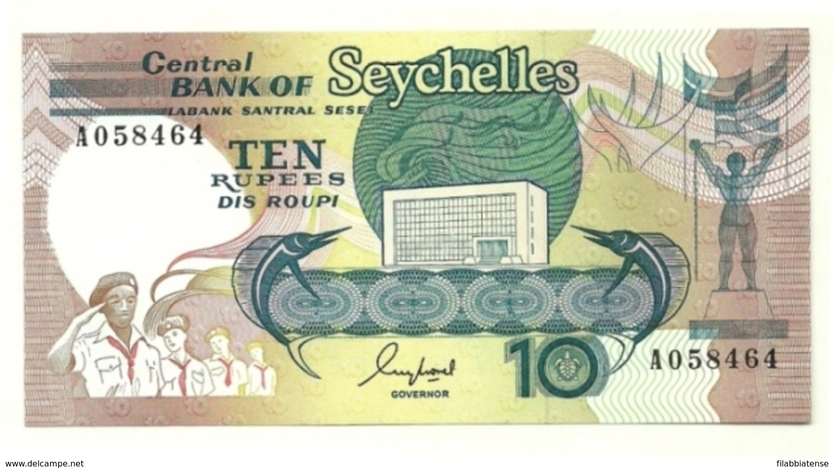 Seychelles - 10 Rupees 1989 ---- - Seychellen