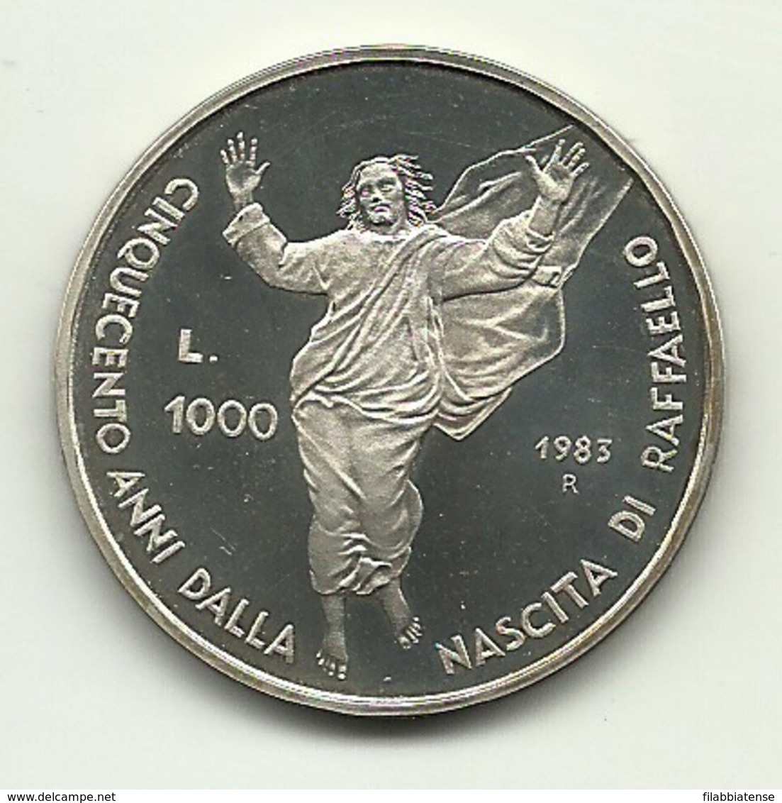 1983 - San Marino 1.000 Lire Argento - Raffaello - San Marino