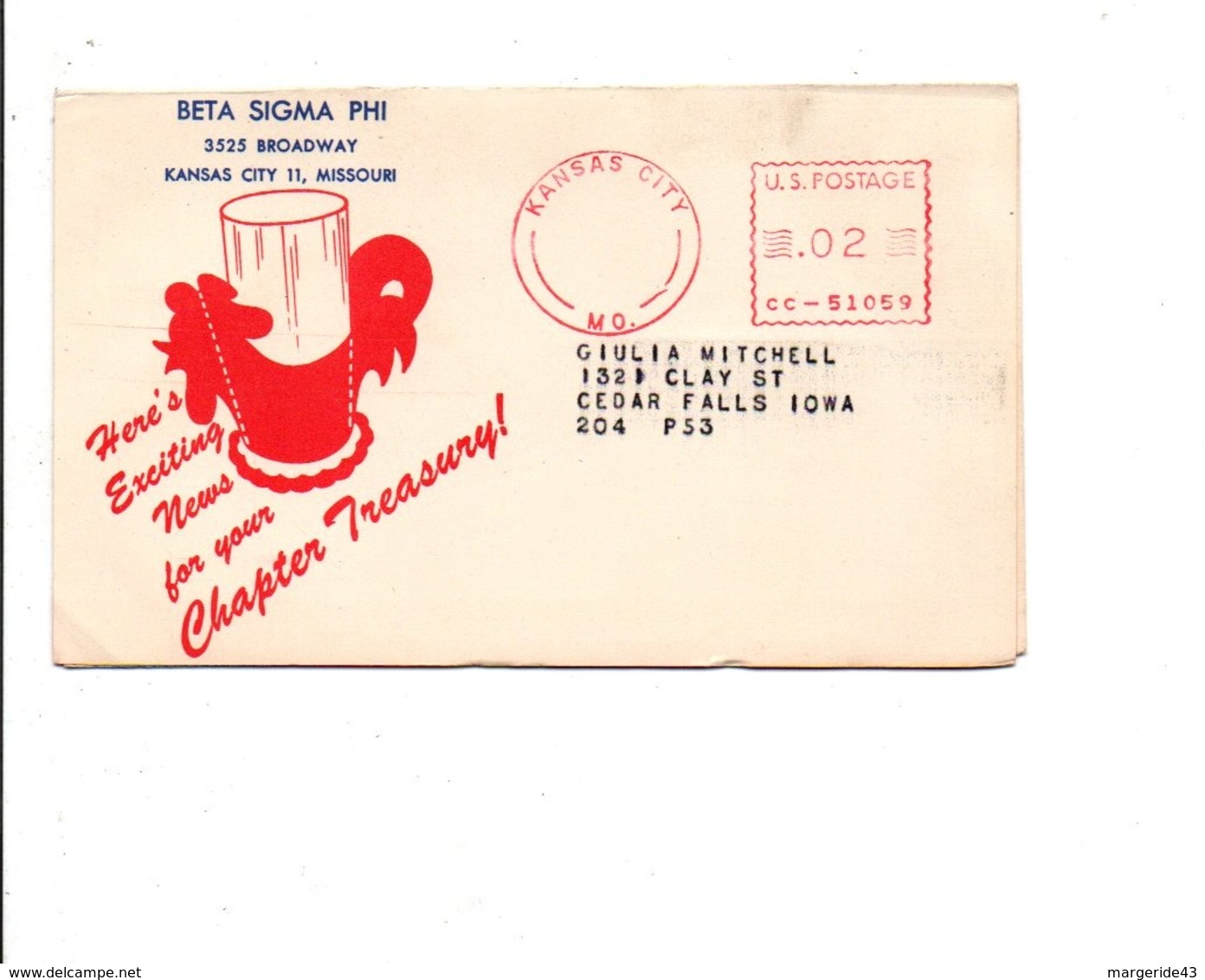 USA EMA DE KANSAS CITY - Postal History