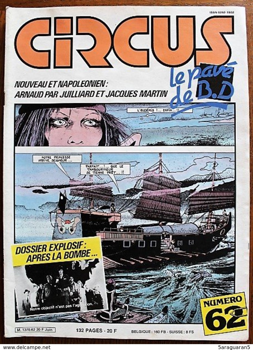 MAGAZINE BD CIRCUS - 62 - 1983 - Circus