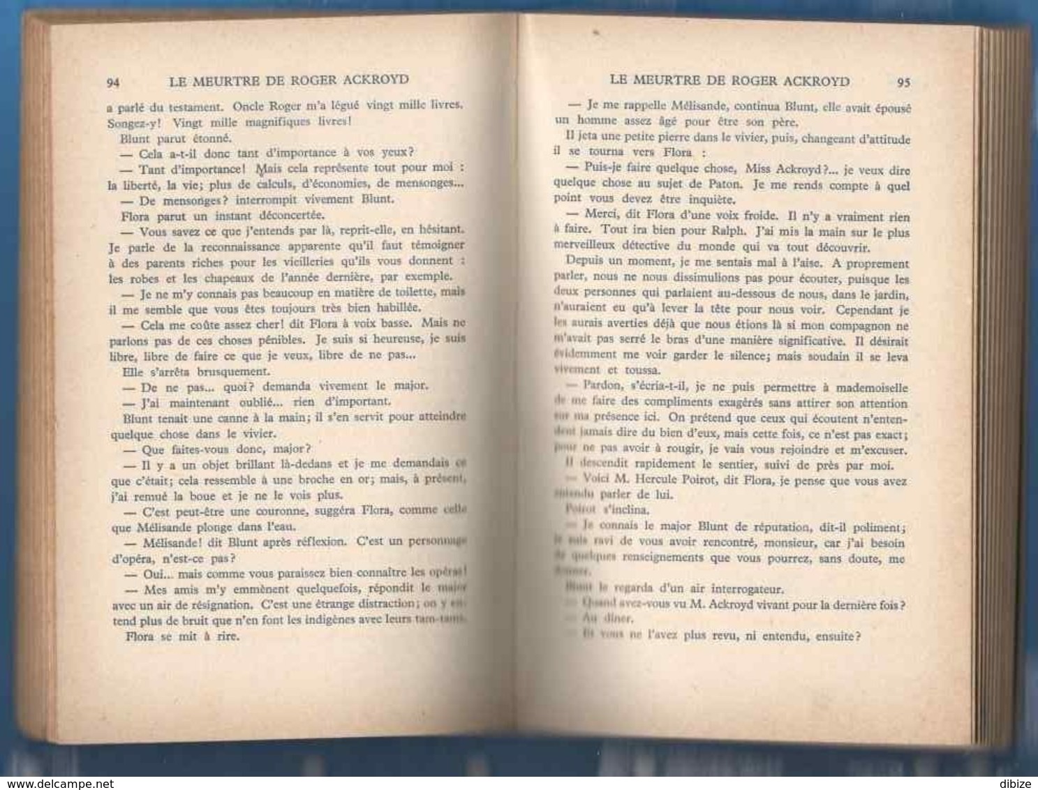 Agatha Christie. Le Meurtre De Roger Ackroyd.  Le Masque N° 1. 1962. - Le Masque