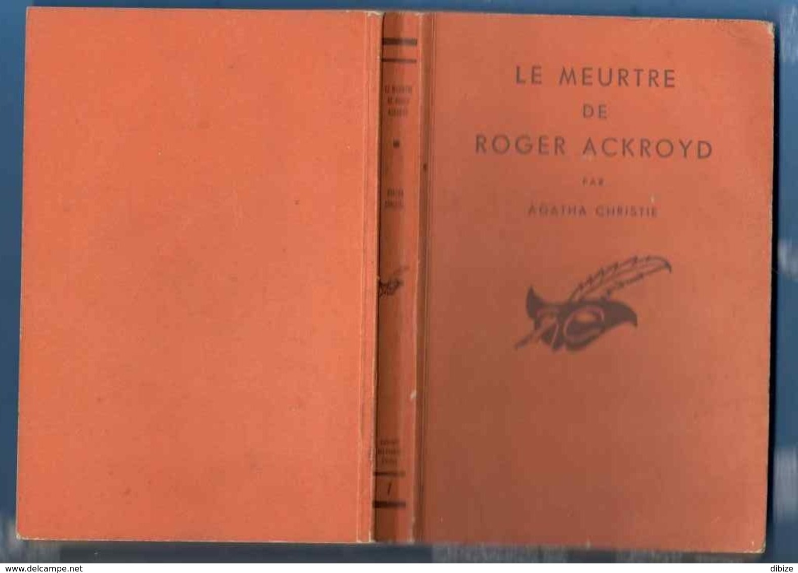 Agatha Christie. Le meurtre de Roger Ackroyd.  Le Masque n° 1. 1962.