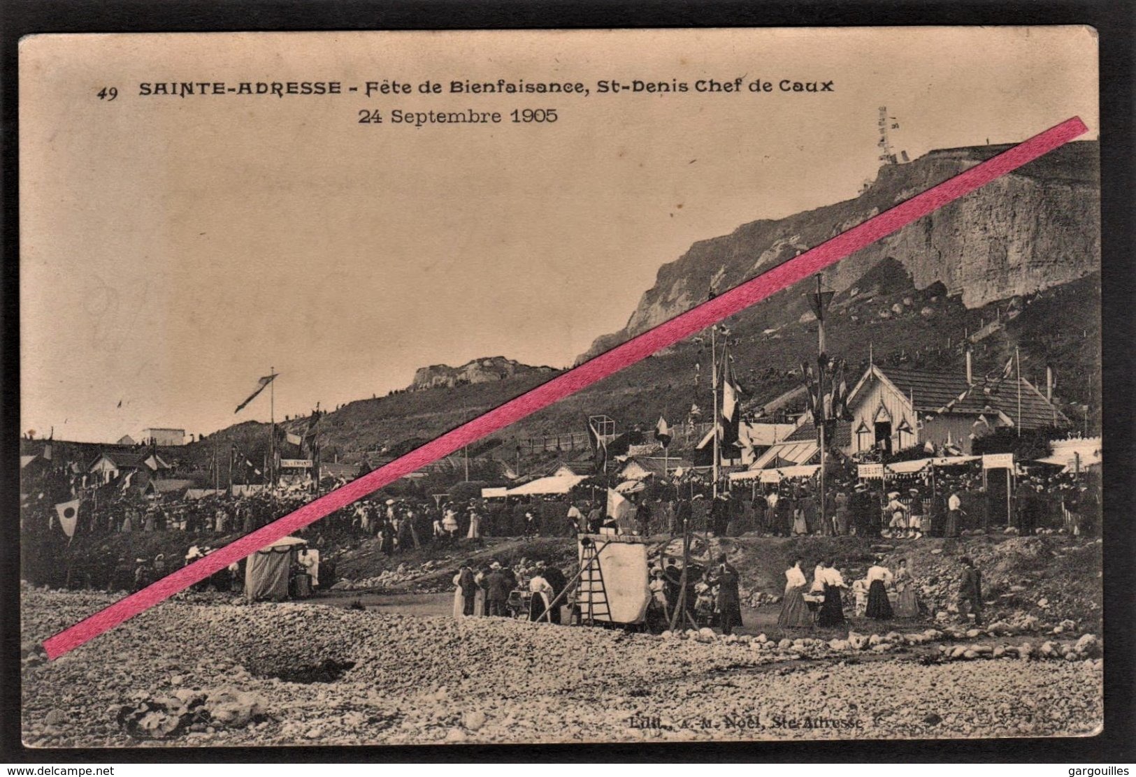 76 SAINTE-ADRESSE -- St-Denis Chef De Caux _ 24 Sep. 1905 _ Fête De Bienfaisance _ Villa _ Stand De Jeux Et Attraction - Sainte Adresse