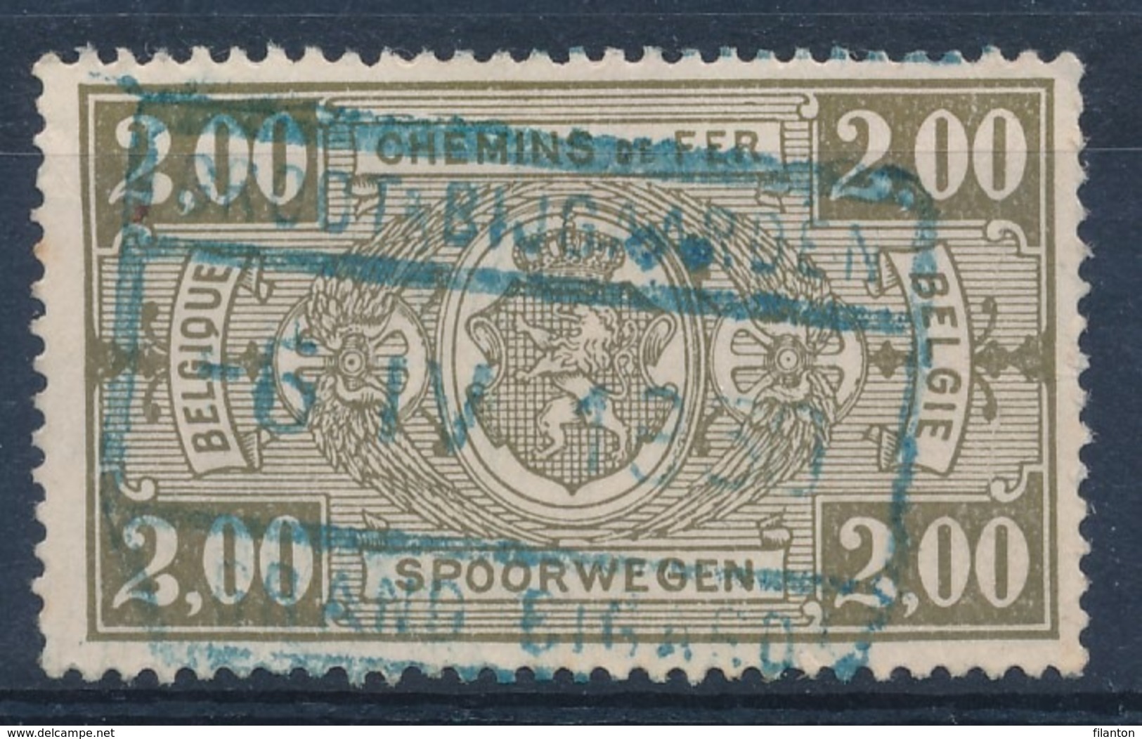 TR 150 -  "GROOT-BIJGAARDEN - GRAND-BIGARD" - Blauwe Stempel - (ref.28.240) - Other & Unclassified