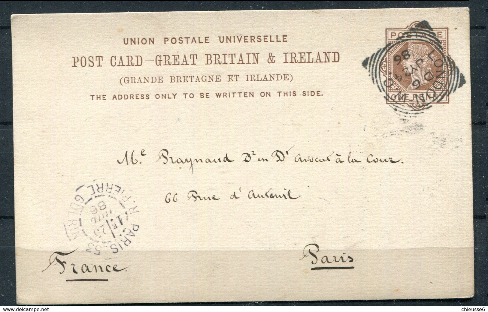 Irlande  Lot 1 Entiers Postal - Postal Stationery