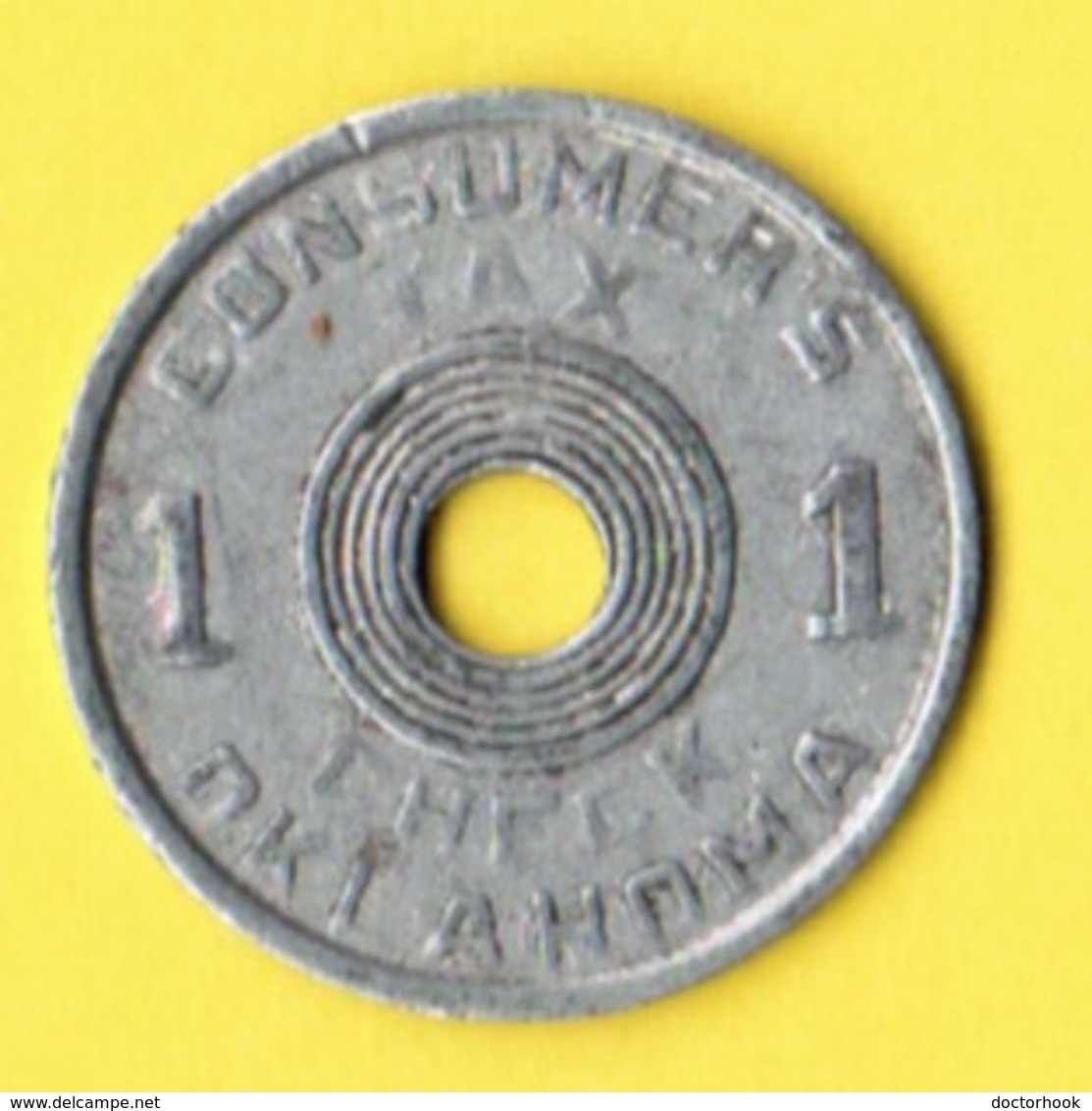 U.S.A.    OKLAHOMA CONSUMERS TAX Token (T-18) - Other & Unclassified