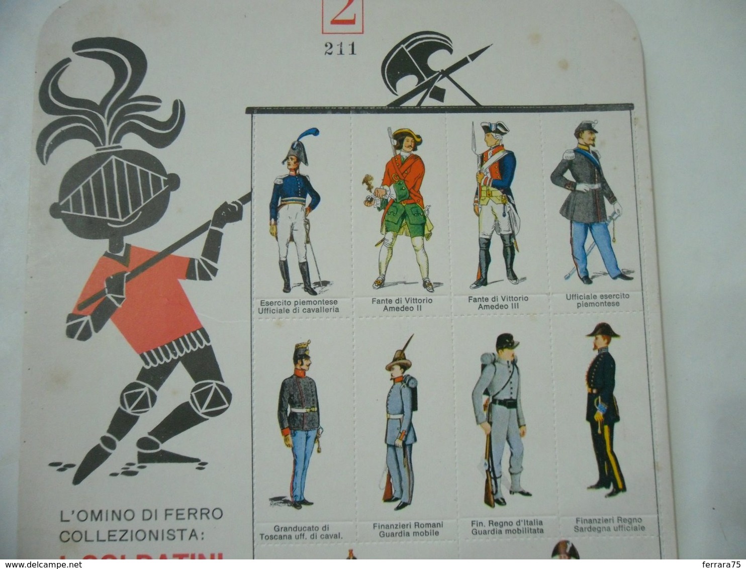 L'OMINO DI FERRO COLLEZIONISTA:SOLDATINI DI CARTA REGNO D'ITALIA PAPIER SOLDIER - Altri & Non Classificati