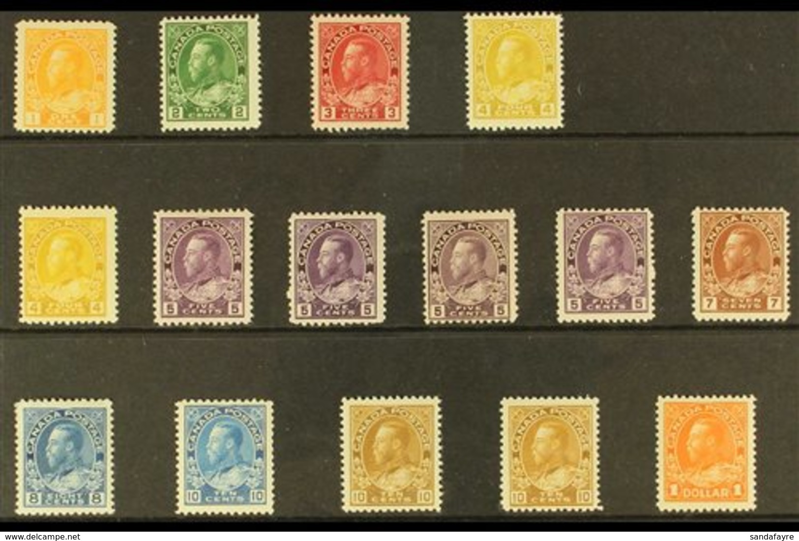 1922-31 ADMIRALS COLLECTION. A Fine Mint Collection That Includes The "Admirals" Complete "Basic" Set SG 246/55, Plus 4c - Autres & Non Classés