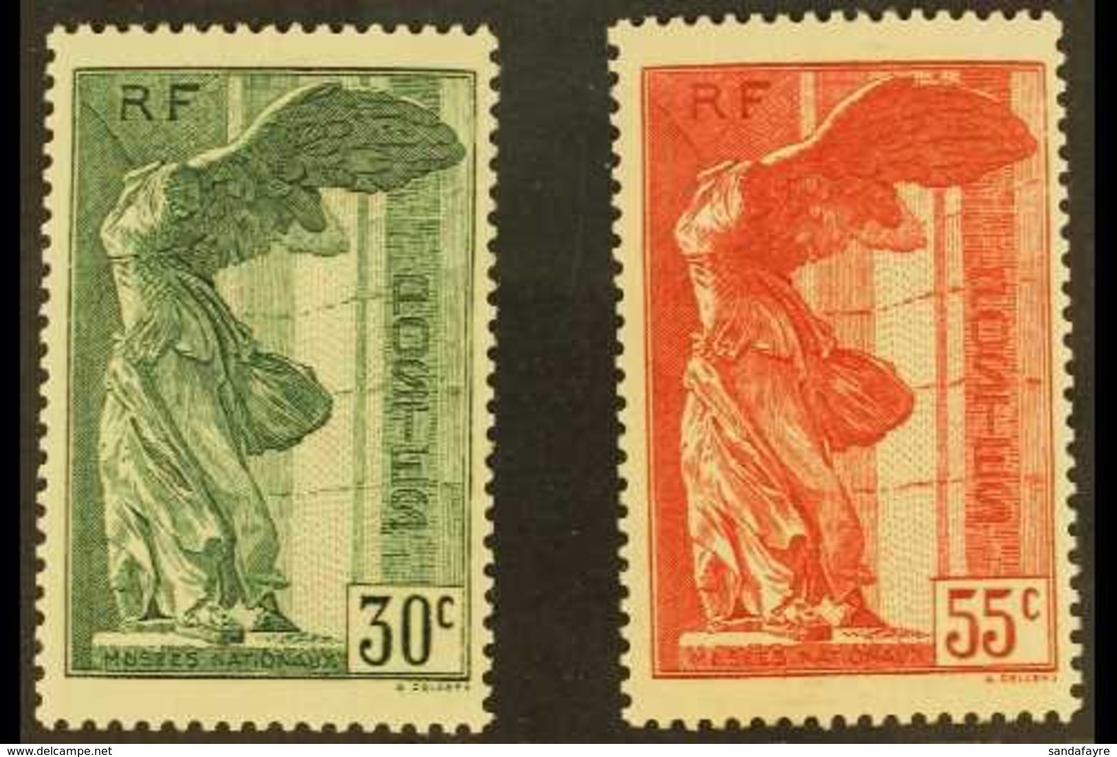 1937 National Museums Complete Set (SG 586/87, Yvert 354/55), Never Hinged Mint. (2 Stamps) For More Images, Please Visi - Andere & Zonder Classificatie