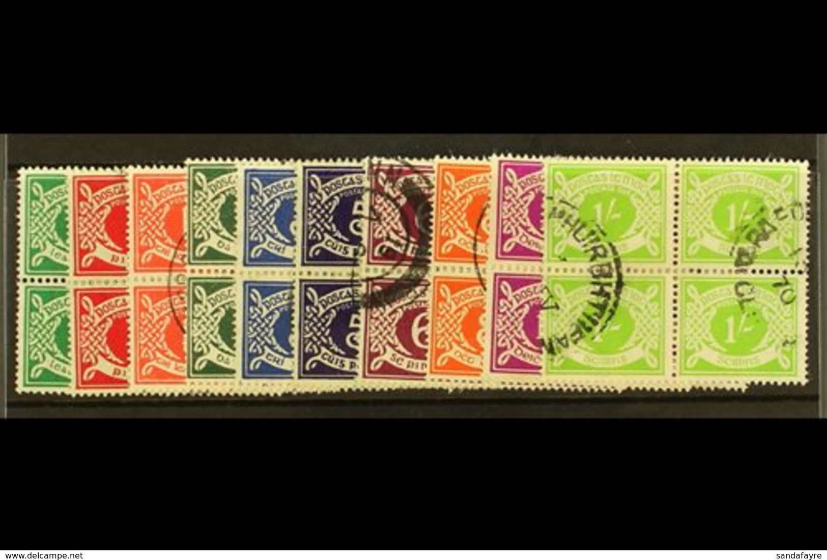 1940-70 POSTAGE DUE Set, SG D5/14, In Fine Cds Used Blocks Of Four. (10) For More Images, Please Visit Http://www.sandaf - Otros & Sin Clasificación