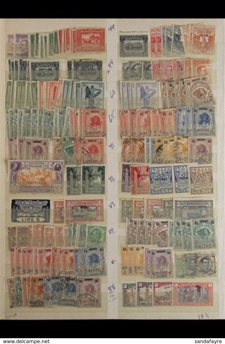 NORTH AFRICA POWERFUL ACCUMULATION ON STOCKLEAVES 1893-1941 Mostly Mint (some Never Hinged) Plus A Small Portion Used, A - Otros & Sin Clasificación