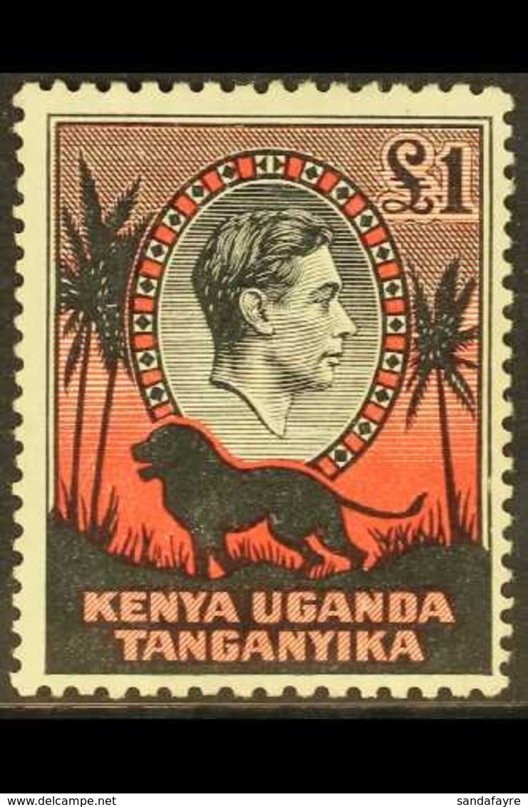 1938 £1 Black And Red, First Printing, SG 150, Fine Mint. For More Images, Please Visit Http://www.sandafayre.com/itemde - Vide
